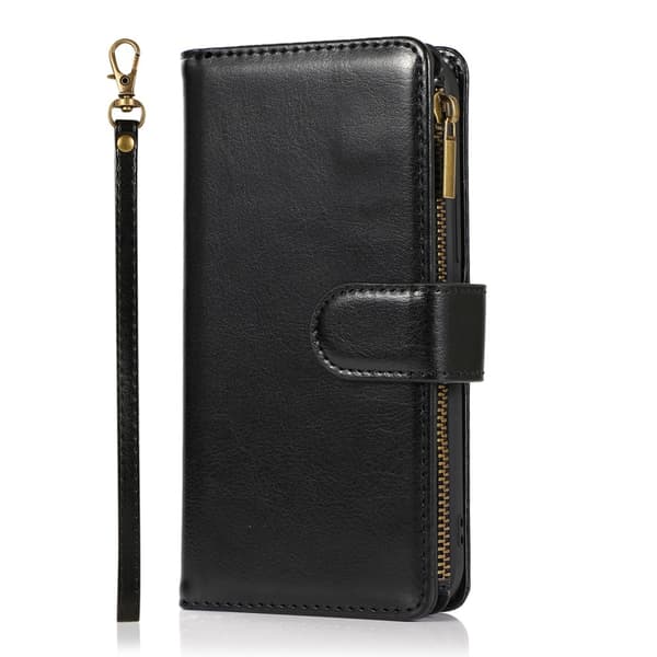 Crazy Horse Cover til iPhone 12 Pro Max - Sort