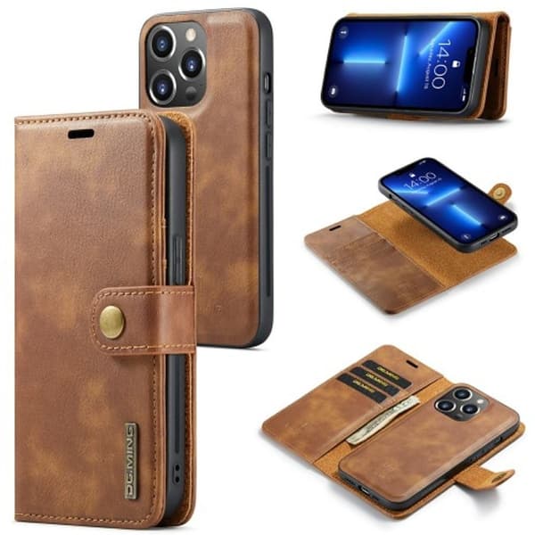DG.MING iPhone 15 Pro cover - Brun