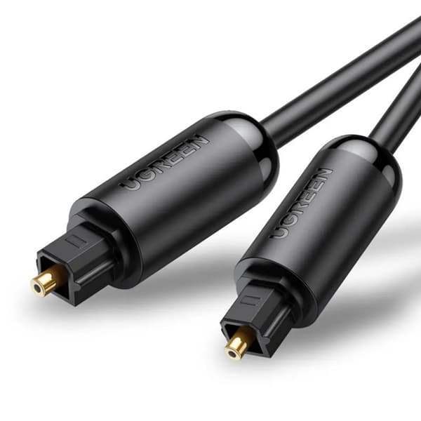 UGREEN Toslink Optinen Äänikaapeli, 2m - Musta