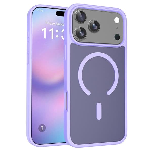 iPhone 18 Pro Max/17 Pro Max Mattfodral - Lila