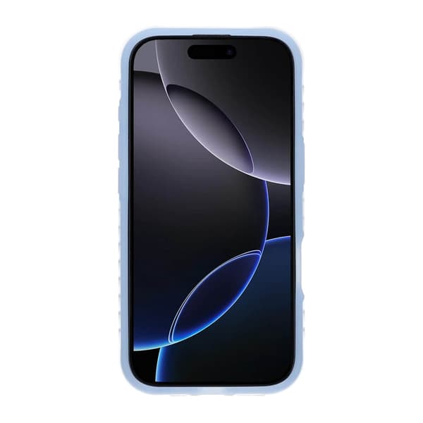 Matt Mobilskal med ringstativ för iPhone 16 Pro Max - Blå