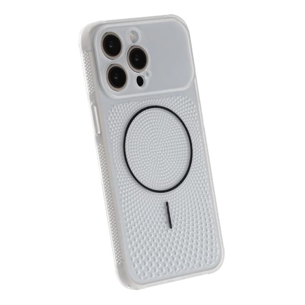 Ventilerat Mobilskal med Magsafe till iPhone 15 Pro Max - Vit