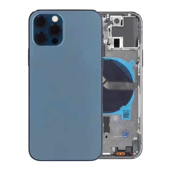 iPhone 12 Pro Bagcover Komplet OEM Blå Med Smådele