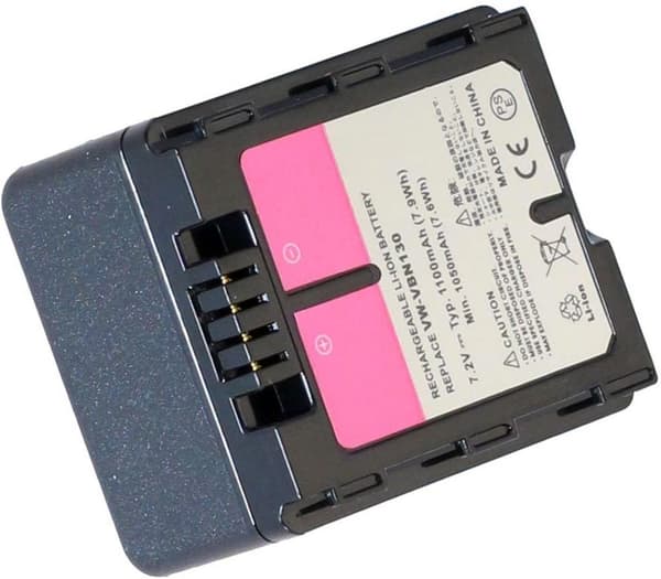 Batteri til VW-VBN130 erstatningsbatteri