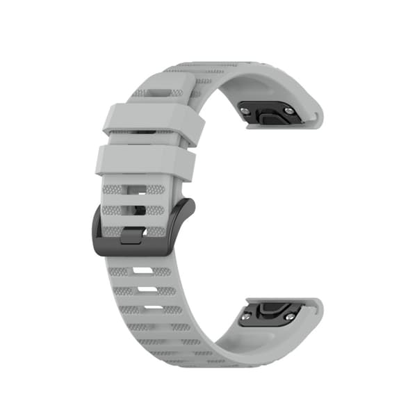 Garmin Fenix 5 Plus silikoninen kellon ranneke - harmaa