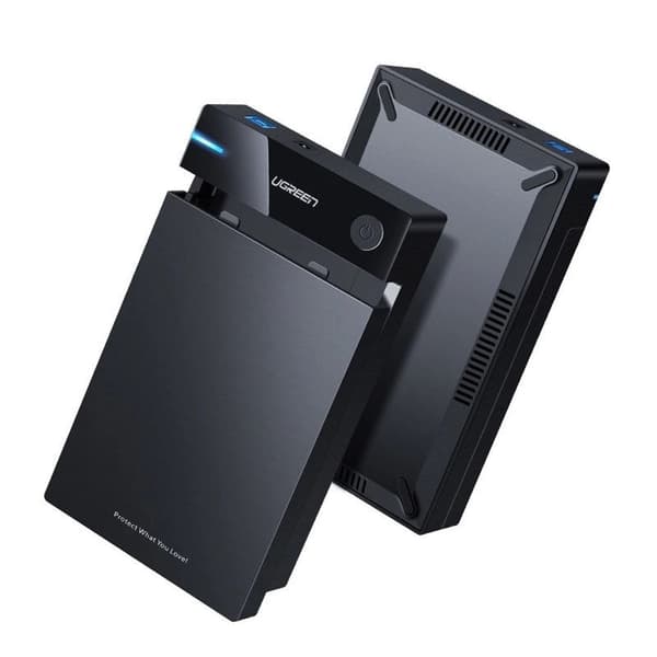 Ugreen HDD-kabinet SATA 3.5 - Sort