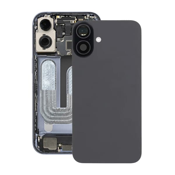 iPhone 16 Plus Bagcover Glas Original Sort