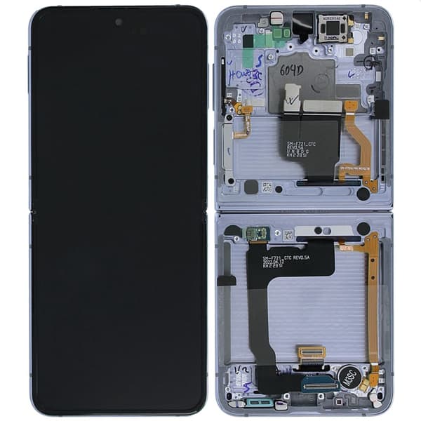 Samsung Galaxy Z Flip4 Skärm - Blå