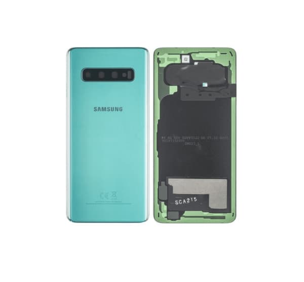 Samsung Galaxy S10 Bagside Med Tape - Grøn