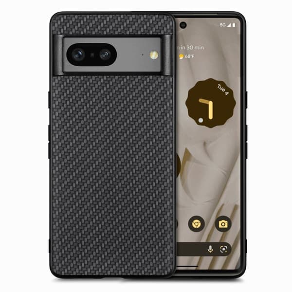 Teksturoitu Google Pixel 7A 5G -kotelo - Musta