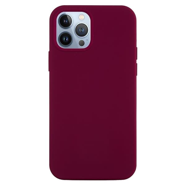 Pehmeä iPhone 15 Pro Max -kuori - Viininpunainen