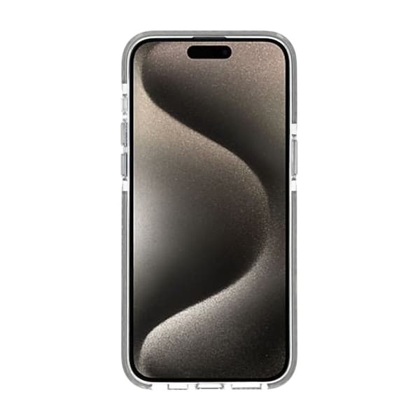 Mønstret TPU-cover til iPhone 15 Pro Max med MagSafe - Sølv