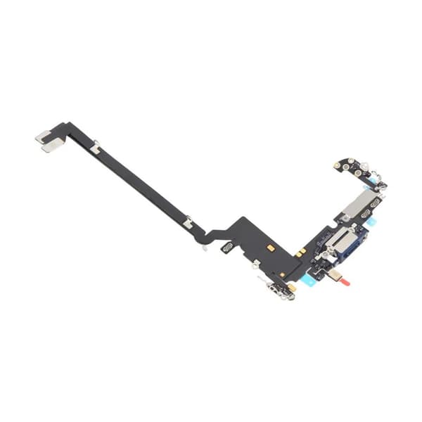 Laddkontakt med Flexkabel för iPhone 17 Pro Max - Blå