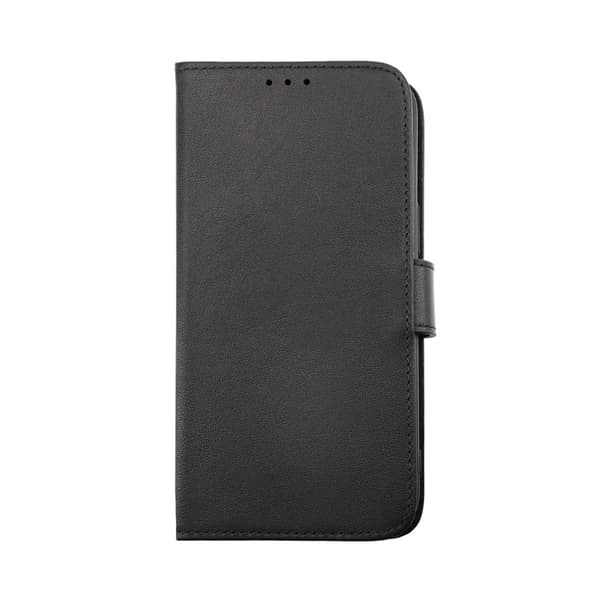 iPhone 14 Plånboksfodral Läder Rvelon - Svart