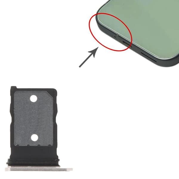 Google Pixel 9 Pro XL SIM-kortholder - Hvid