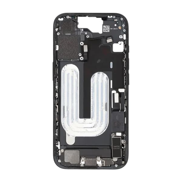 iPhone 16 Bagcover Midterramme Original Sort Med Små Dele