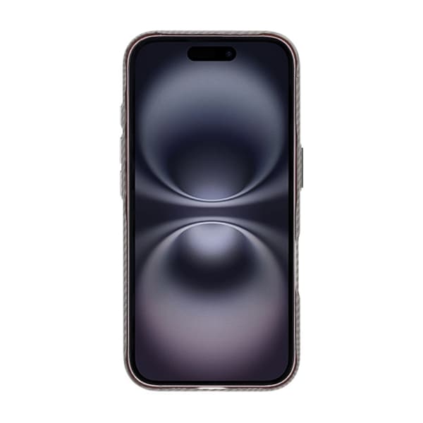 iPhone 16 Mobilcover Kulfibermønstret - Grå