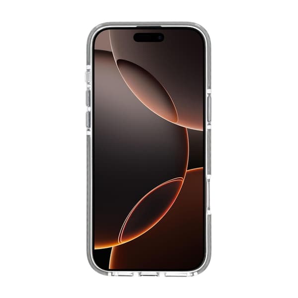 Mønstret TPU-cover til iPhone 16 Pro med MagSafe - Sølv