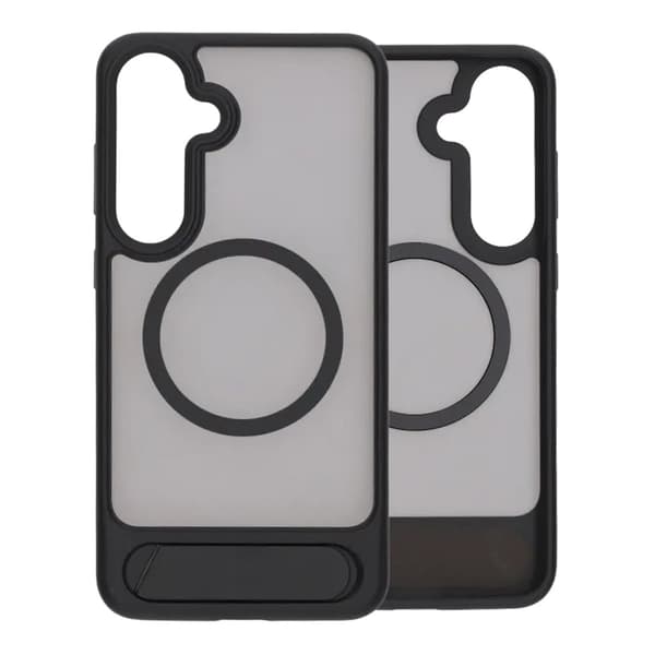 MagSafe-cover med stativ til Samsung Galaxy S25 Plus - Sort