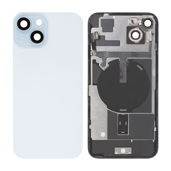 iPhone 15 Plus Bagglas med smådele - Hvid