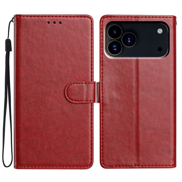 iPhone 18 Pro Max/17 Pro Max Plånboksfodral med Stativ - Röd