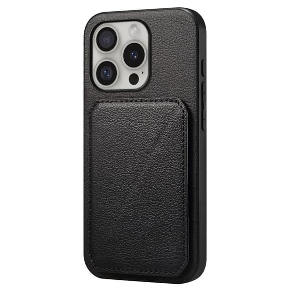 DENIOR D04 iPhone 16 Pro Max -kotelo - Musta