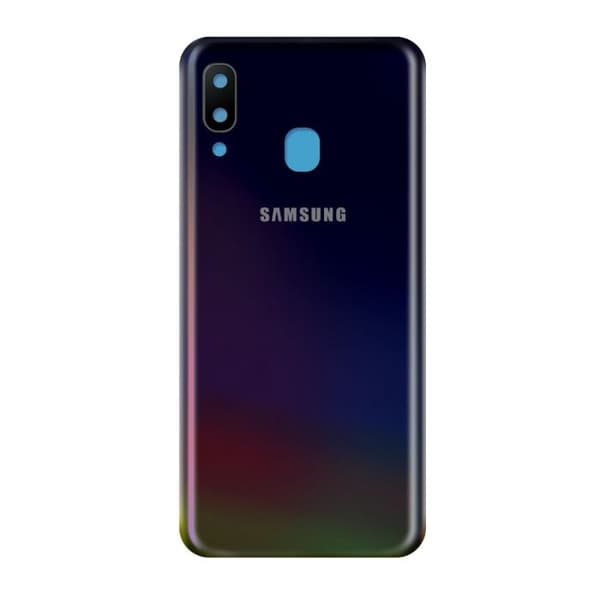 Samsung Galaxy A40 Bagside med tape - Sort