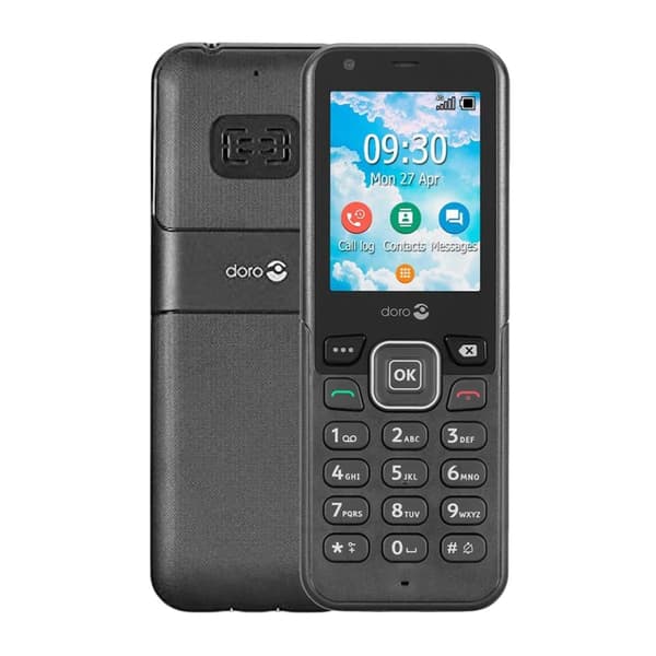 Brugt Doro 7001H 2.56GB Sort - God stand B