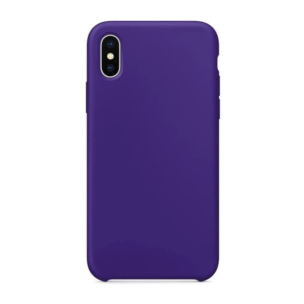 Silikonikuori iPhone X Violetille