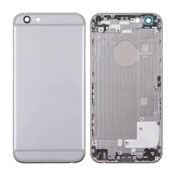 iPhone 6S Plus Bagcover med Komplet Ramme - Hvid