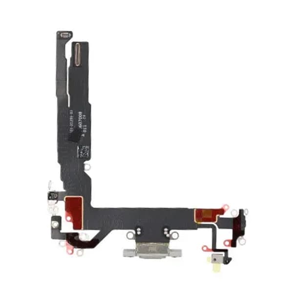 Laddkontakt med Flexkabel för iPhone 17 - Vit