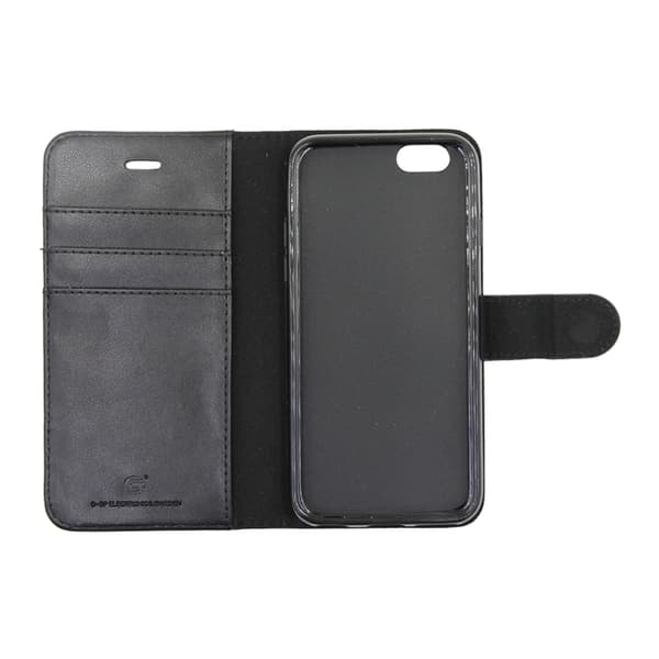 G-SP Flip Stand Leather Case For iPhone 6/6S Black