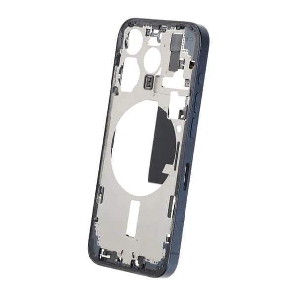 Mellemramme med smådele til iPhone 15 Pro - Blå Titanium OEM