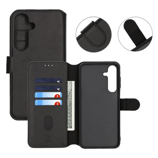 Samsung Galaxy S25 Plus Pung Etui Magnet Rvelon - Sort