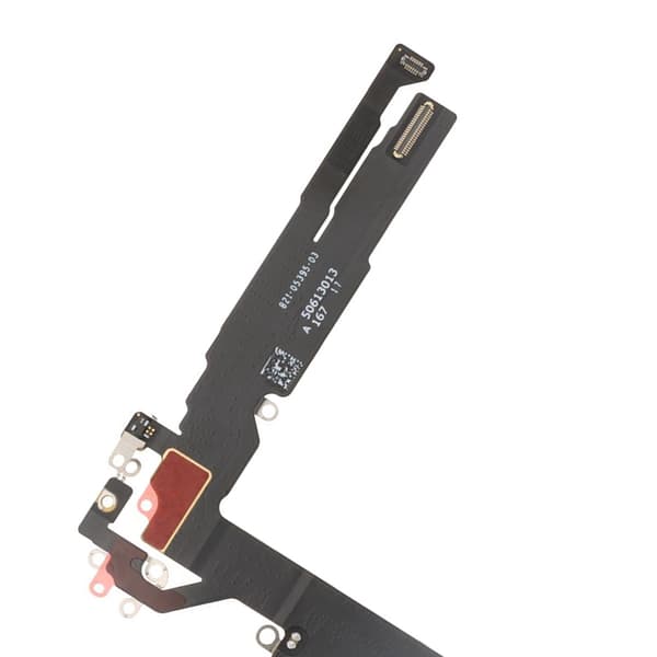 Laddkontakt med Flexkabel för iPhone 17 - Svart