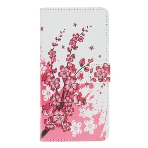 Cover til Samsung Galaxy A20e - Pinke Blomster