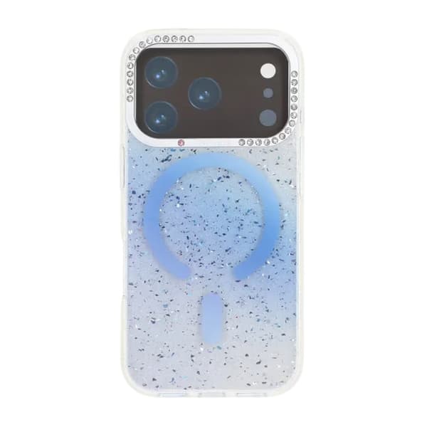 Glitter Diamond Magnetic Case - iPhone 17 Pro Max Blue