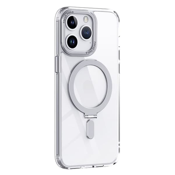 Mat iPhone 15 Pro Max cover - Magsafe - Transparent