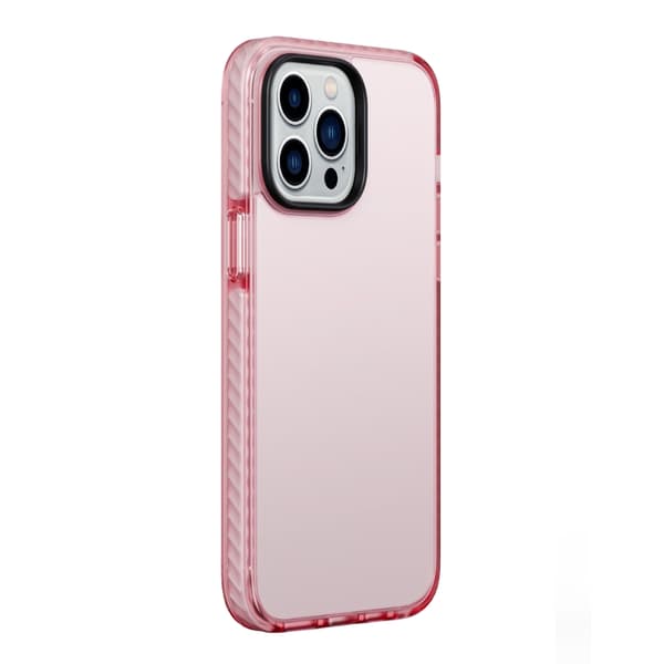 iPhone 14 Pro Stöttåligt TPU Mobilskal - Rosa