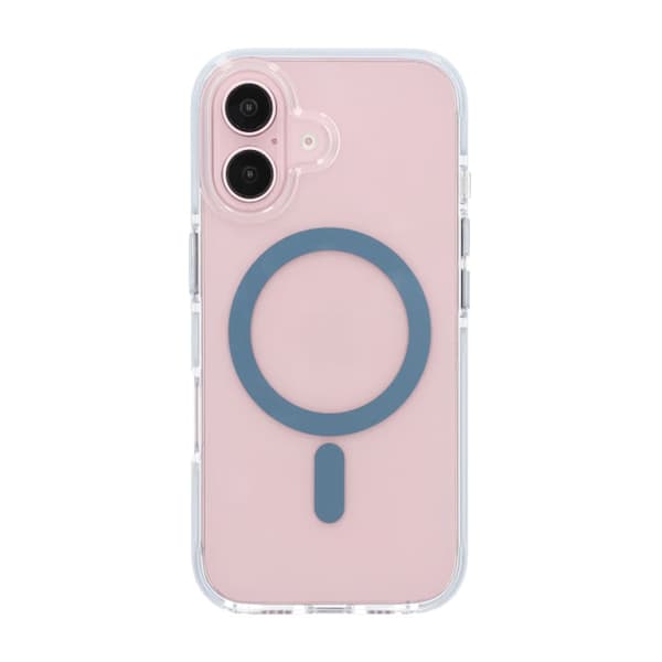 iPhone 16 Plus Mobilcover Magnet Dobbeltbeskyttelse - Blå