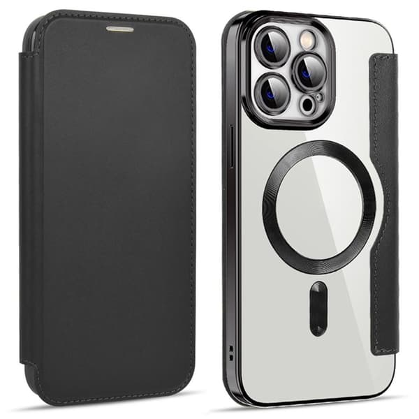 iPhone 14 Pro Max Wallet Cover MagSafe RFID-blokering - Sort