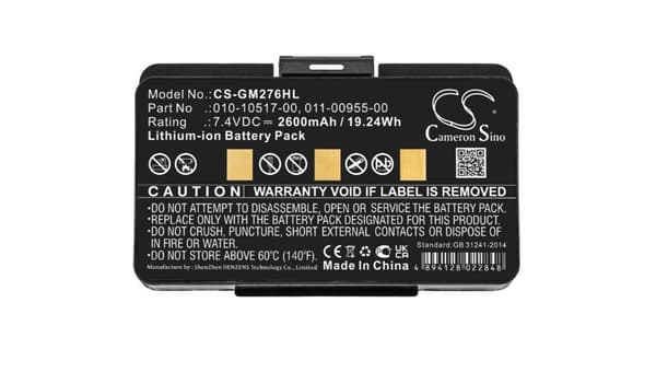 Batteri til Garmin GPSMAP 276 osv.