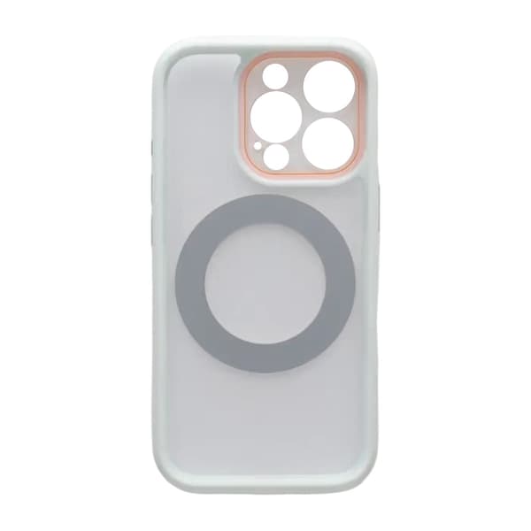 Cover med roterbart MagSafe-stativ til iPhone 16 Pro Max - Hvid