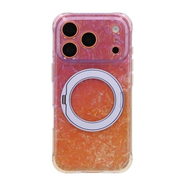 Ice Shell 360° Roterbart Magnetisk Støtteben Telefoncover - iPhone 17 Pro Max/18 Pro Max Lilla