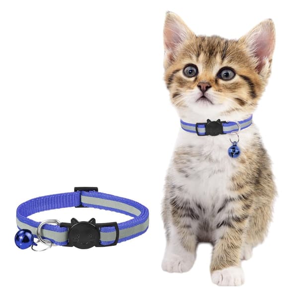 Pet Luminous Protective Cover Collar Dark Blue