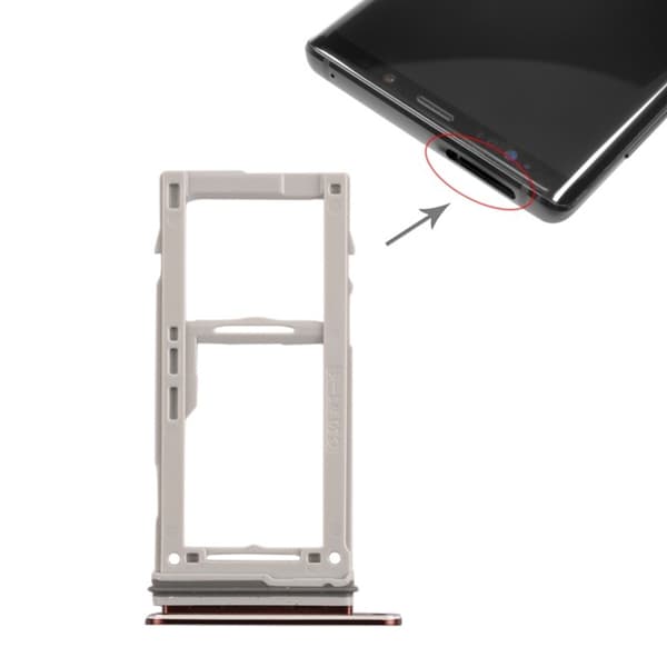 Samsung Note 9 SM-N960F SIM-korttipidike - kulta