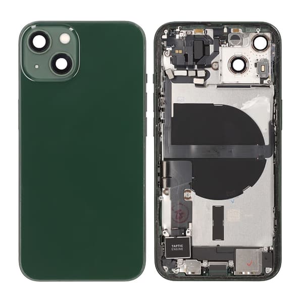 iPhone 13 Bagside med Komplet Ramme - Grøn