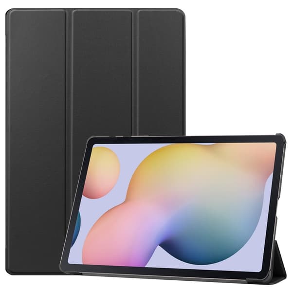 Tri-fold Cover til Samsung Galaxy Tab S7 Plus/S8 Plus - Sort
