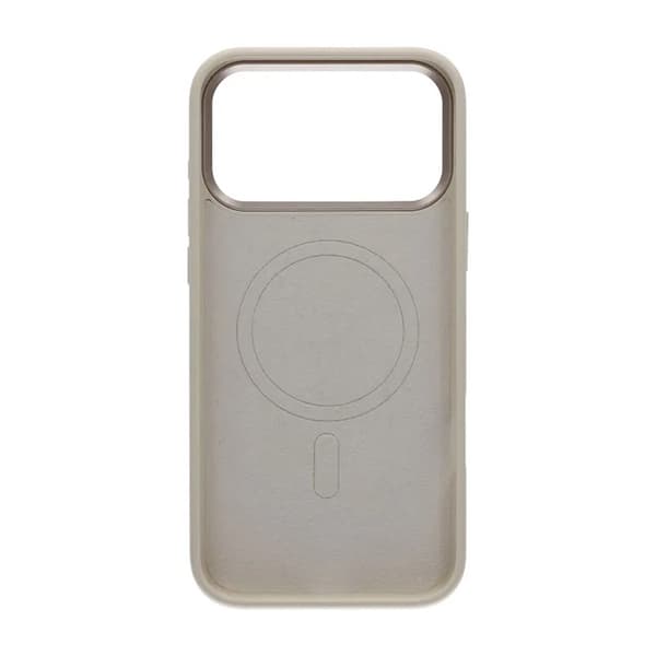 Mobilskal Silikon med Magsafe för iPhone 17 Pro Max - Beige