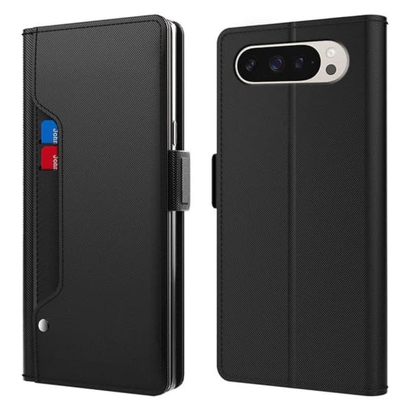 Google Pixel 11 Plånboksfodral PU-läder - Svart